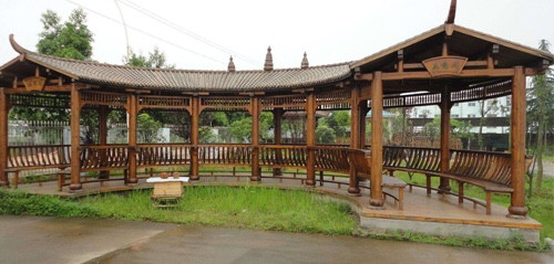 成都防腐木棧道