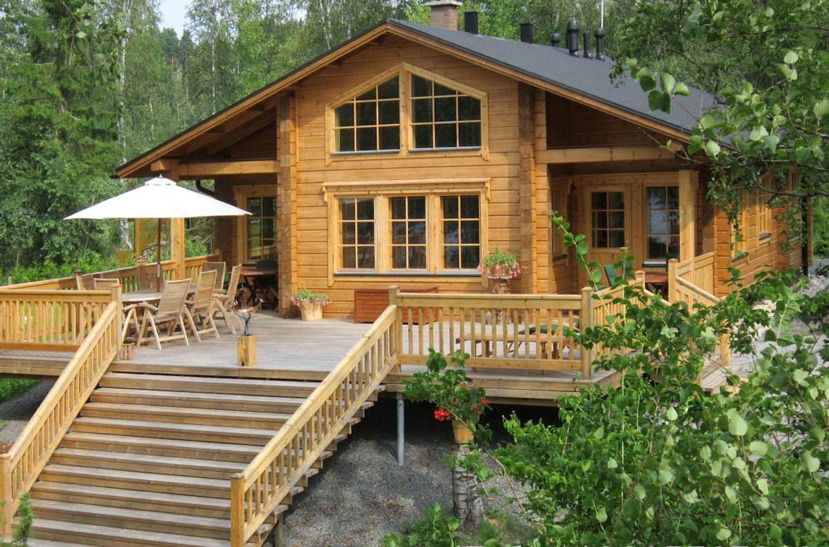 成都防腐木庭院